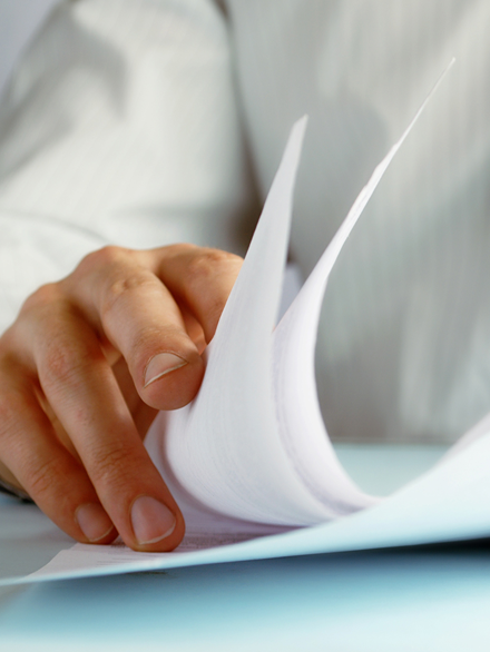 Man Holding Papers