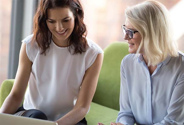 Ladies Reviewing HR Ladies Reviewing HR